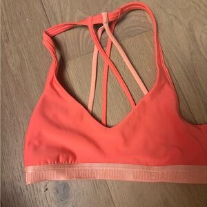 Under Armour Women's Strappy Coral Sports Bra